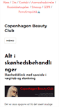 Mobile Screenshot of copenhagenbeautyclub.dk